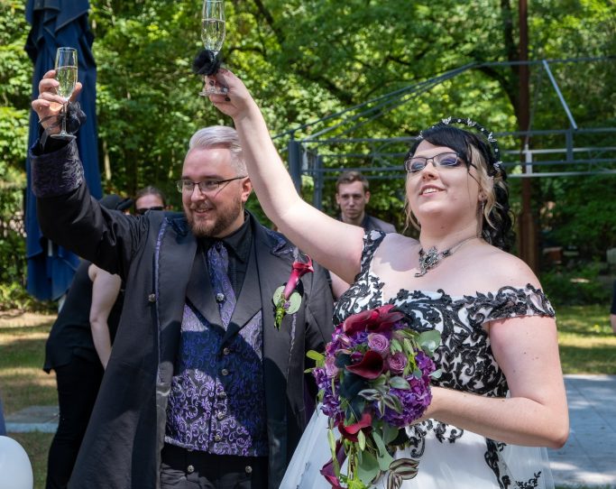 Gothic Hochzeitsanzug