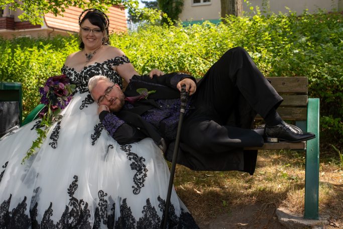 Gothic Hochzeitsanzug