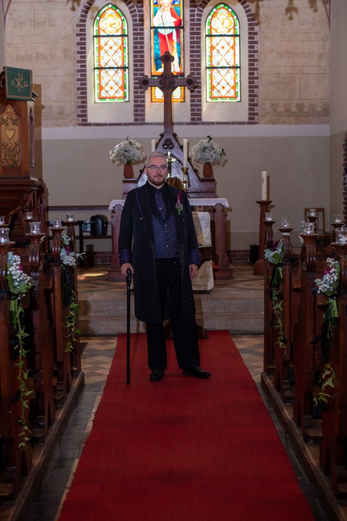 Gothic Hochzeitsanzug